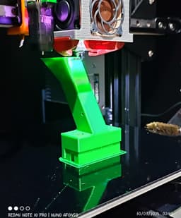 Extensão do suporte do carretel. 3d model