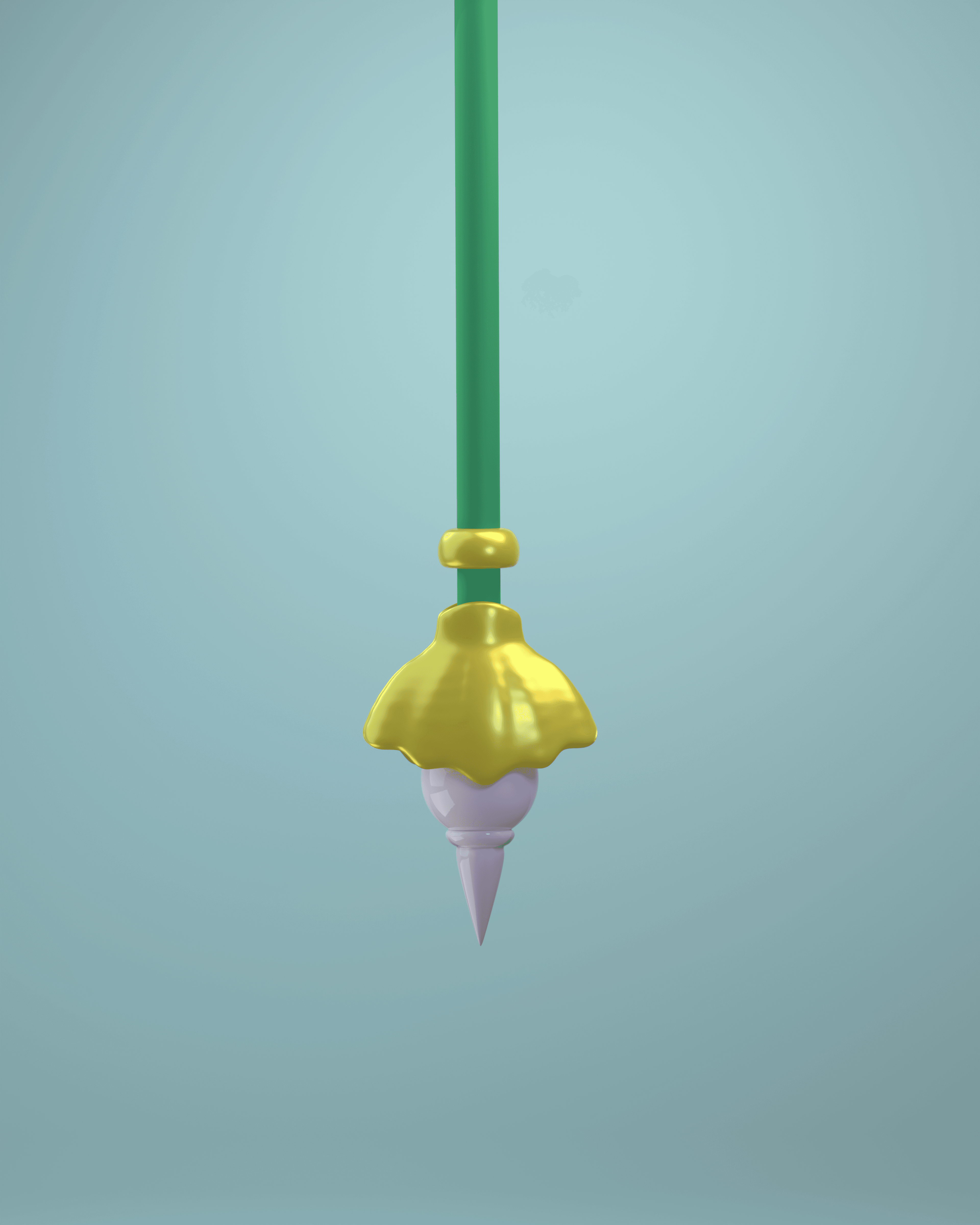 Marvel Rivals: Lady Loki Summer Scepter 3d model