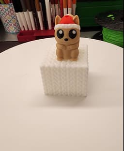 Good little Squirrel waiting for his Christmas nut. 3d model