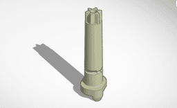 Thermomix Cutter Drive Shaft 3d model