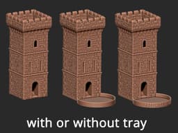 Vogland Castle Dice Tower 3d model