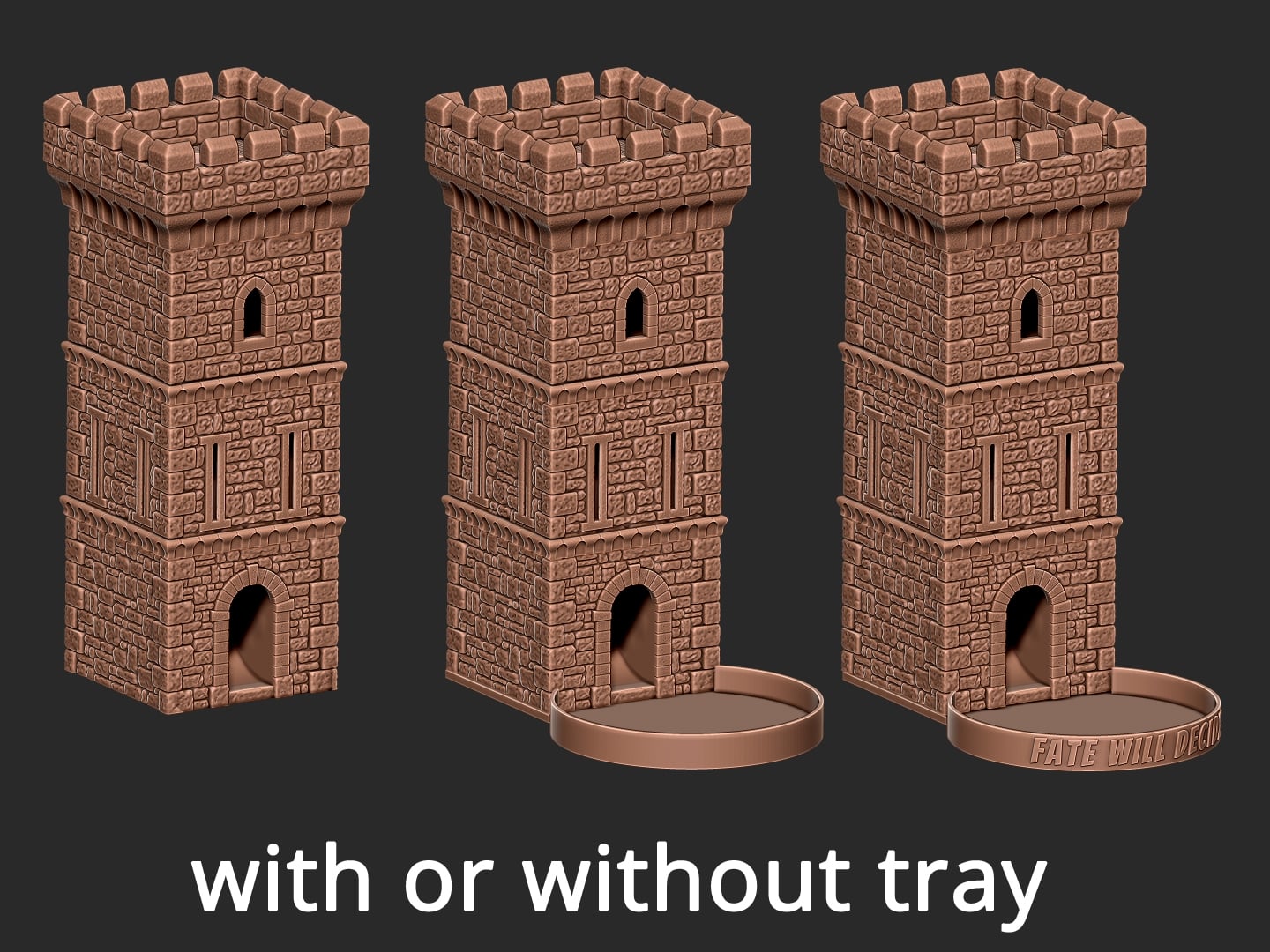Vogland Castle Dice Tower 3d model