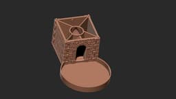 Vogland Castle Dice Tower 3d model