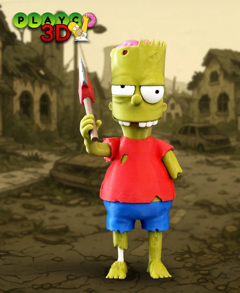 Zombie Bart 3d model