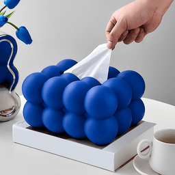 Cloud Tissue Box, Bubble Tissue Holder, Marshmallow Napkin Box, Tissue Dispenser 3d model