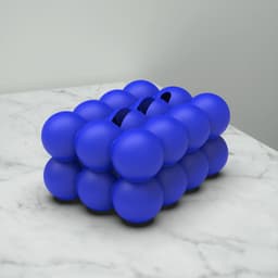 Cloud Tissue Box, Bubble Tissue Holder, Marshmallow Napkin Box, Tissue Dispenser 3d model