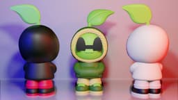 Chikorita Urban 3d model