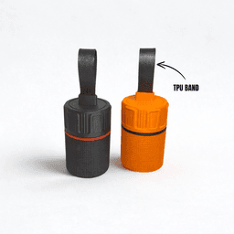 TRAVELLER SCREW CAP BOX – MODULAR STACKABLE STORAGE WITH OPTIONAL COMPASS & TPU LOOP / ORGANIZER 3d model