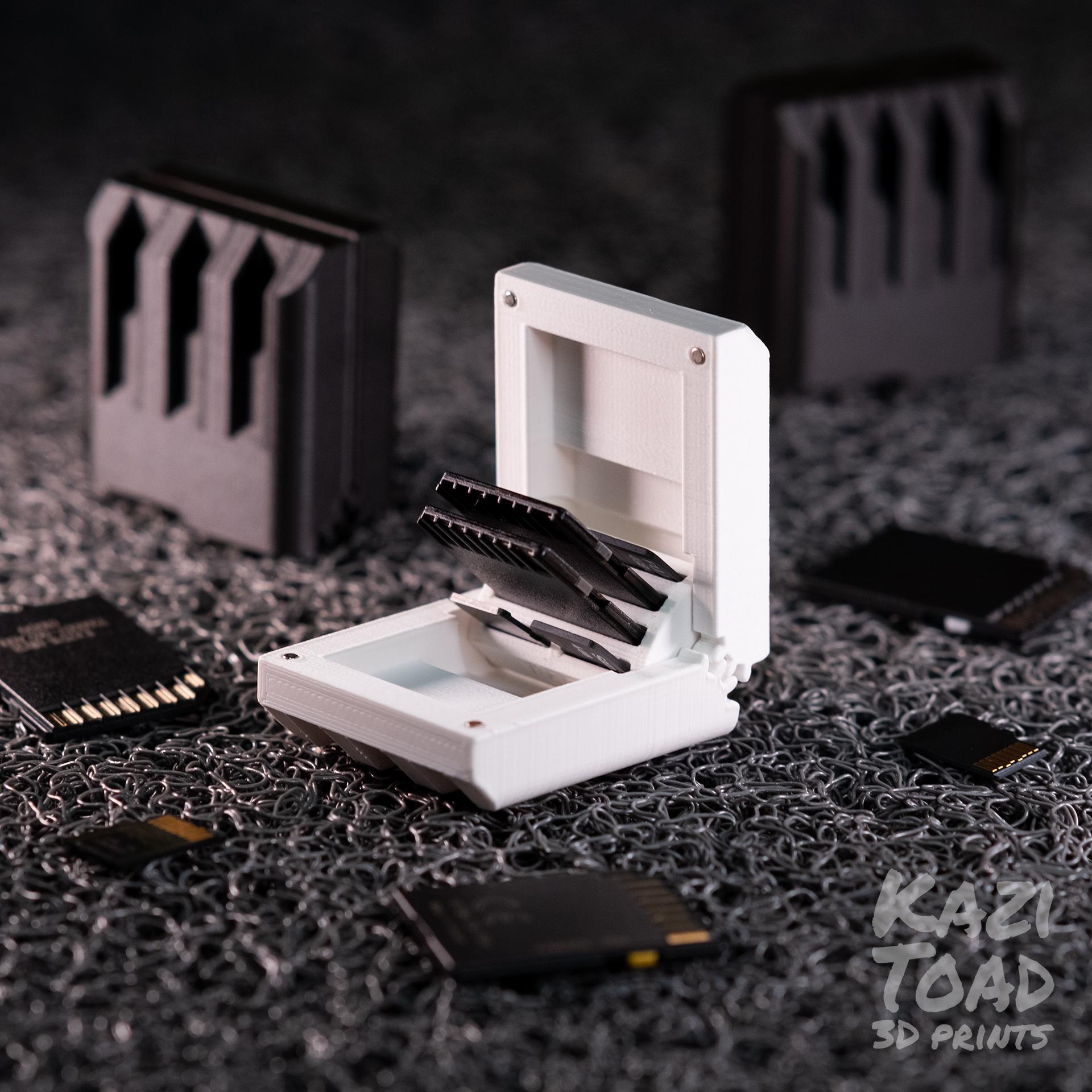Geared SD Card Case 3d model