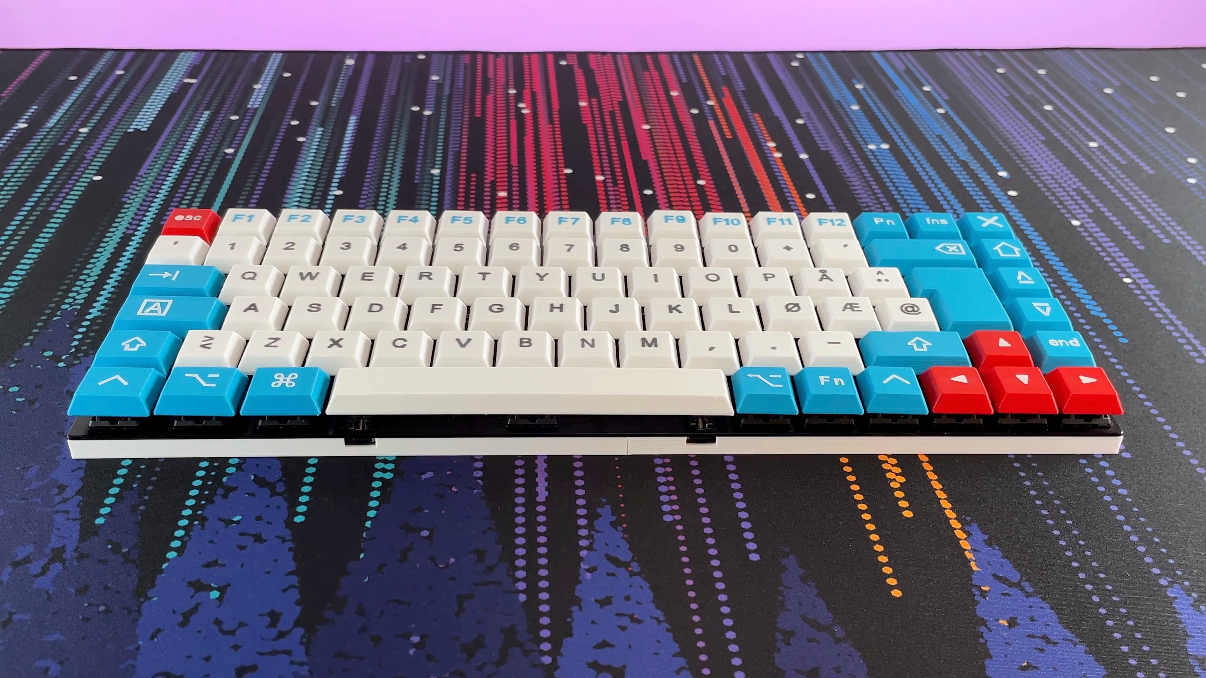 The lowest mechanical keyboard - 3D printed 3d model