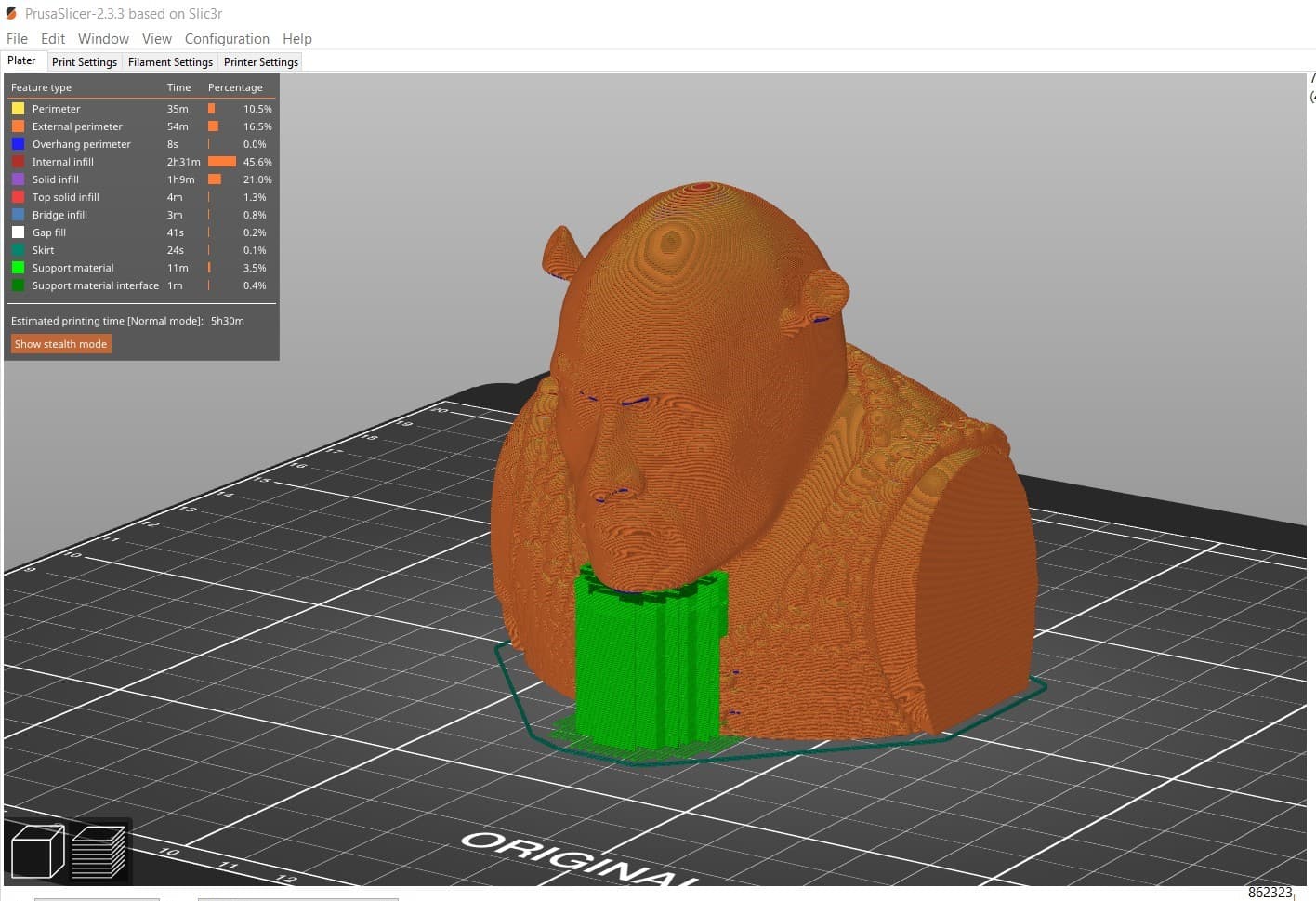 Shrock (Shred + The Rock Mashup) 3d model
