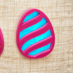 FREE Easter Egg Lamp Shade Ornament | Magnetic Light-Up Decoration | R7Makers 3d model