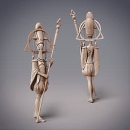 Otherworldly Mage - Namur-Ezid, Ahurazad Agent (Pre-supported) 3d model