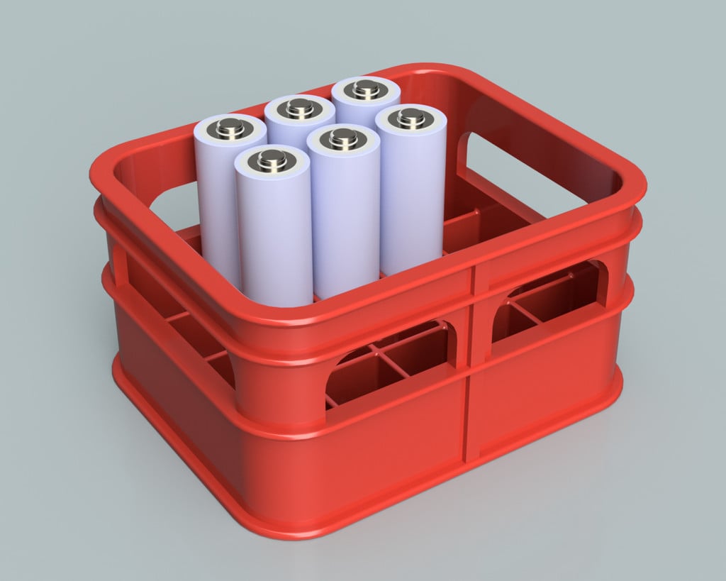 AA Beer Crate 3d model