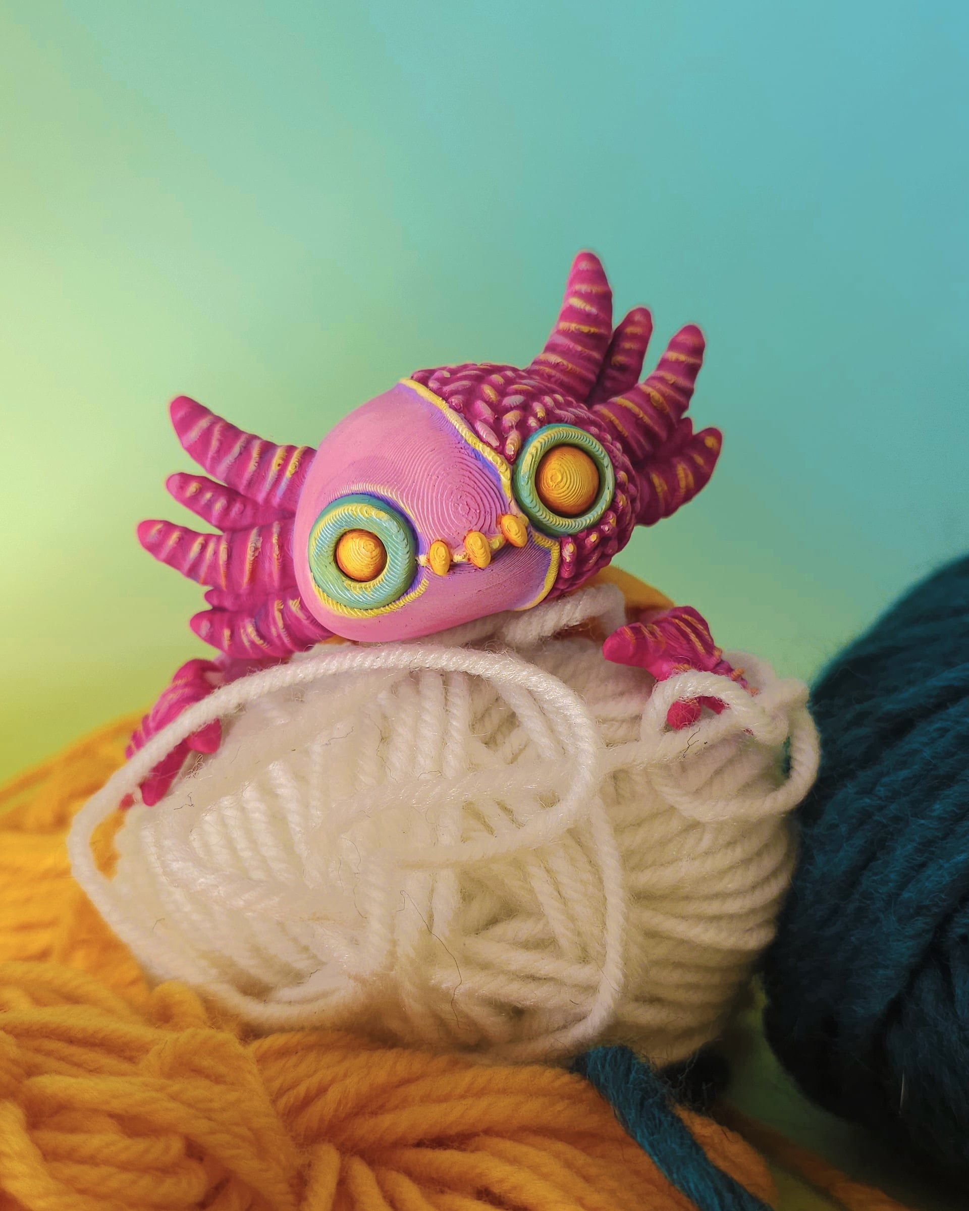 Stuffed Axolotl 3d model