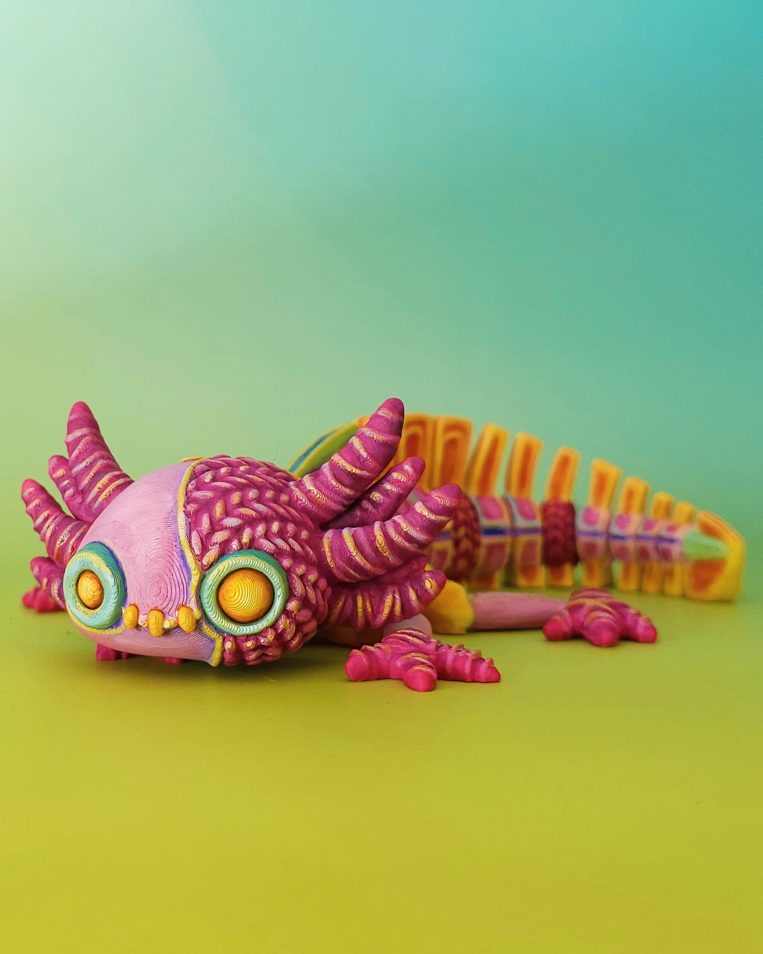 Stuffed Axolotl 3d model