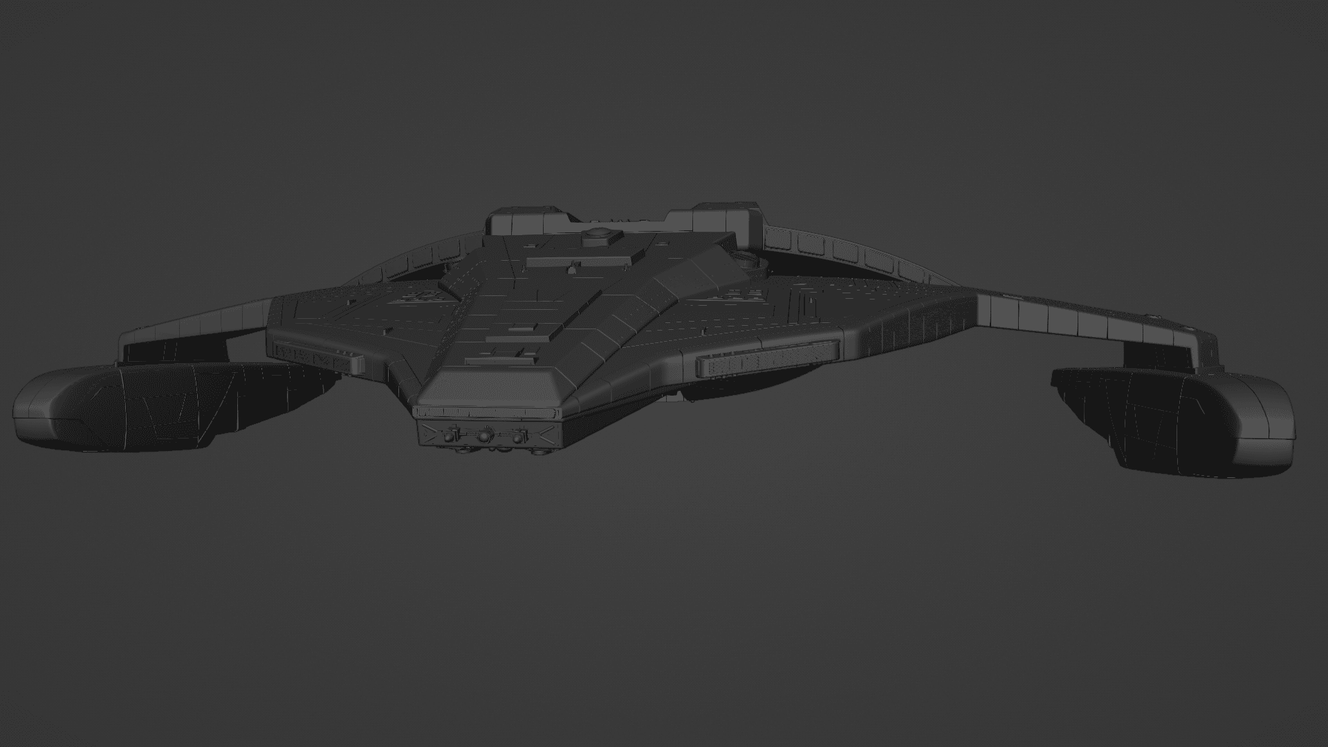 PROJECT CRABHOOK SPACE BOMBER for 3d print 3d model