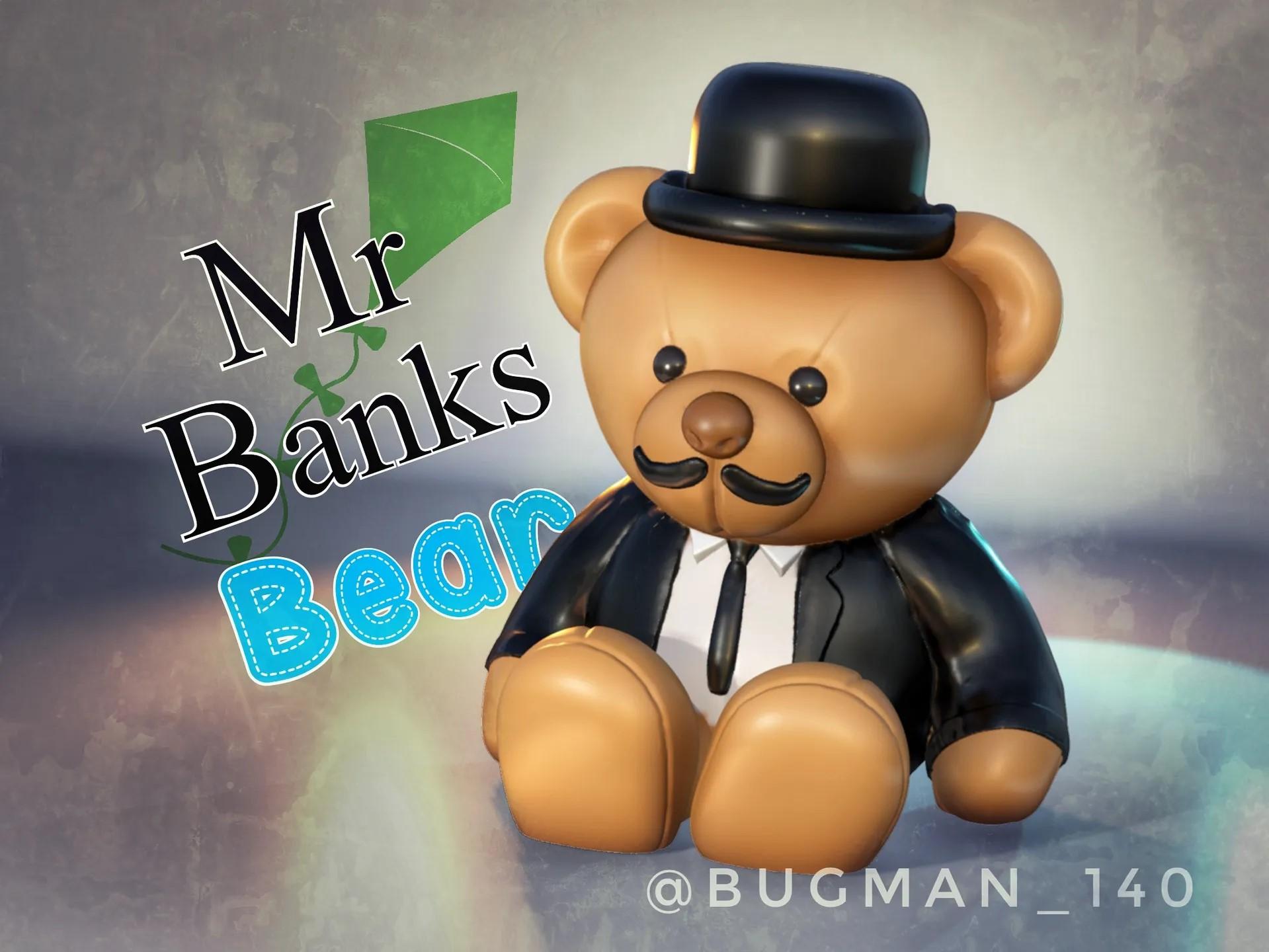 Mr Banks Bear 3d model