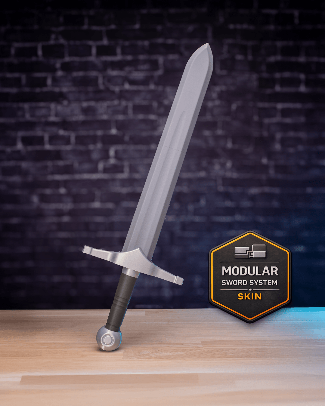 Viking 3 Modular Sword Skin – Sword Kit | No Supports, No AMS, No Glue 3d model