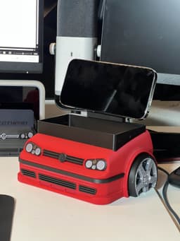MK4 GTI Inspired Desk Organizer - Magsafe Compatible 3d model