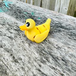 Flexy Rubber Duck 3d model