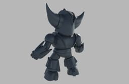 Chibi Goldorak -2 Poses -STL + 3MF 3d model