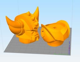 Chibi Goldorak -2 Poses -STL + 3MF 3d model