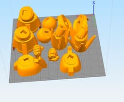 Chibi Goldorak -2 Poses -STL + 3MF 3d model