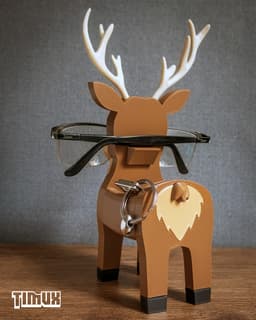 REINDEER GLASSES HOLDER 3d model