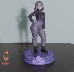 Lily | Duolingo Fan Art 3d model