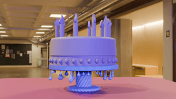 Dripping Pedestal Cake Stand 3d model
