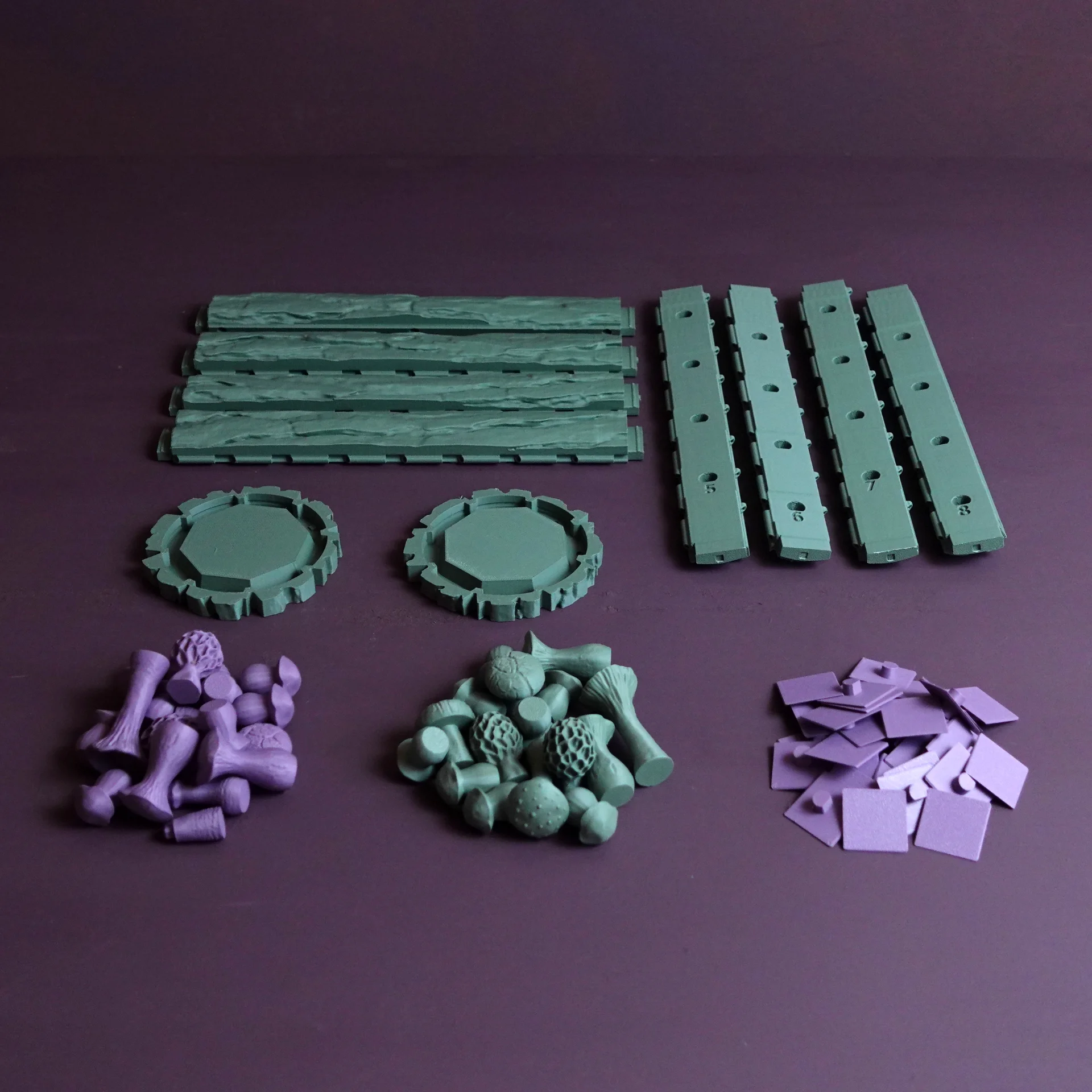 Forest Chess set 3d model