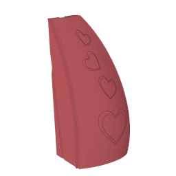 LOVE Hot Air Balloon Standard Size 3d model