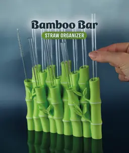 BambooBar - Straw Organizer 3d model