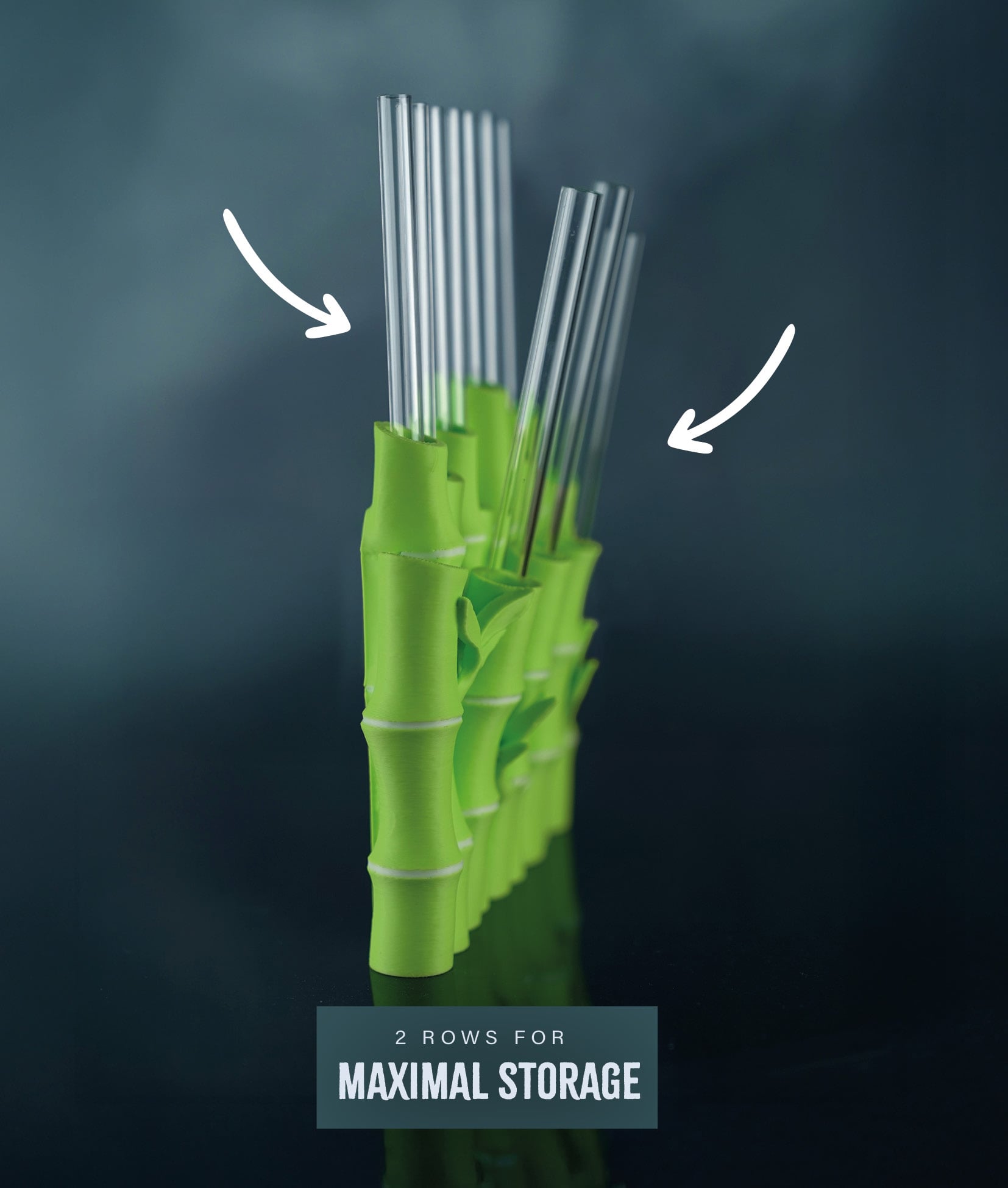 BambooBar - Straw Organizer 3d model
