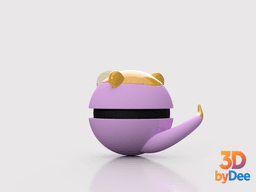 Slowpoke Galarian Poke Ball 3d model