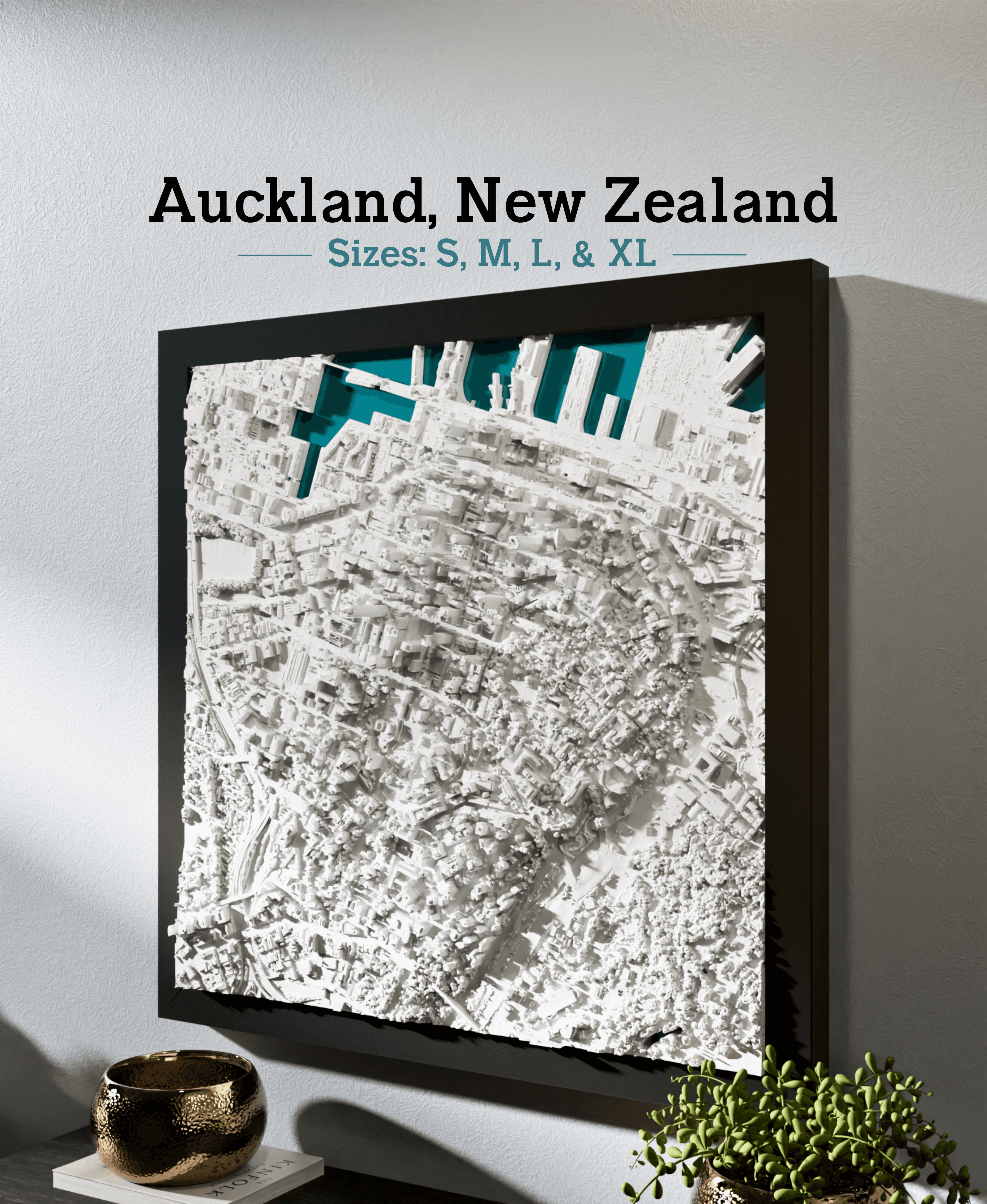 Auckland, New Zealand - S, M, L, & XL 3d model