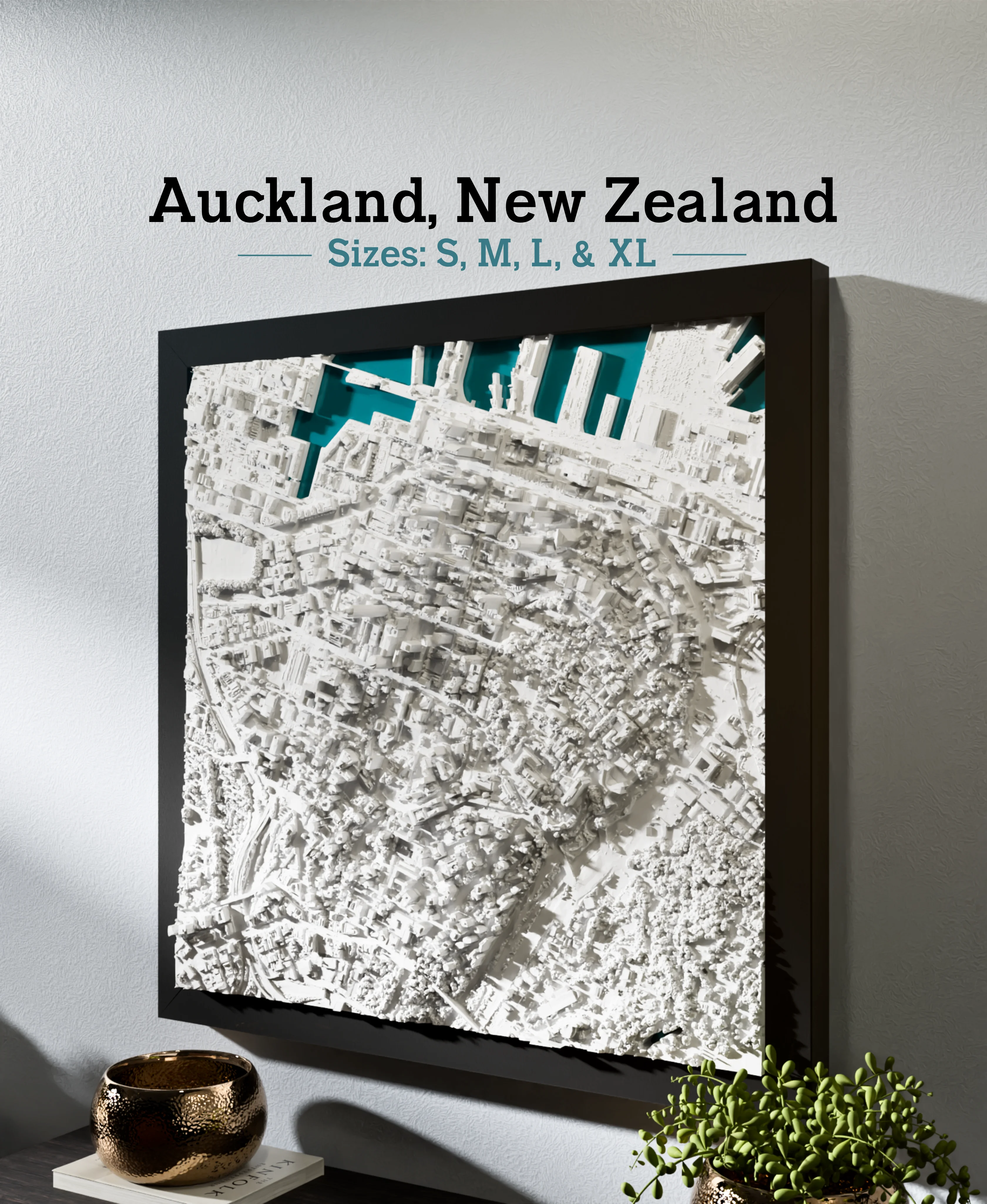 Auckland, New Zealand - S, M, L, & XL 3d model