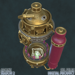 Ekko Timebomb Z Drive Cosplay Prop Arcane League of Legends 3d model