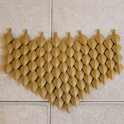 Articulated Scalemail Hip Armor 3d model