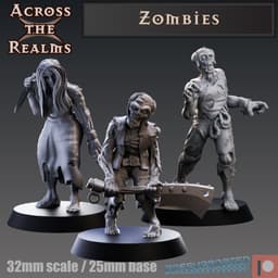 Zombies 3d model