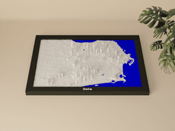 Doha - 3D Miniature 3d model