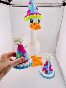 Party Hat Set Goose Gear for Porch Goose 3d model