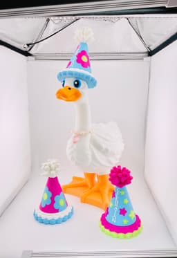 Party Hat Set Goose Gear for Porch Goose 3d model