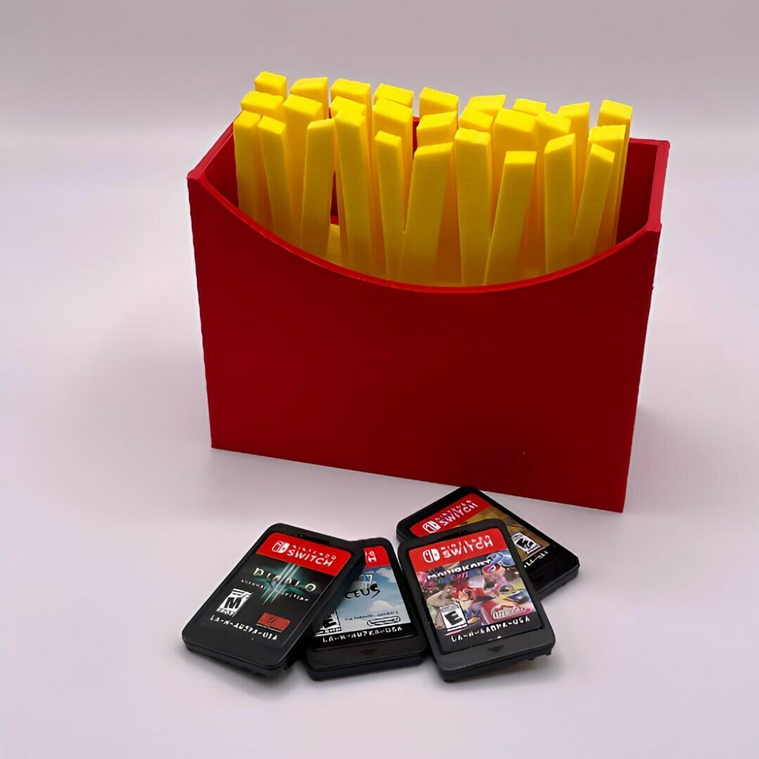 French Fries Switch Game Case 3d model