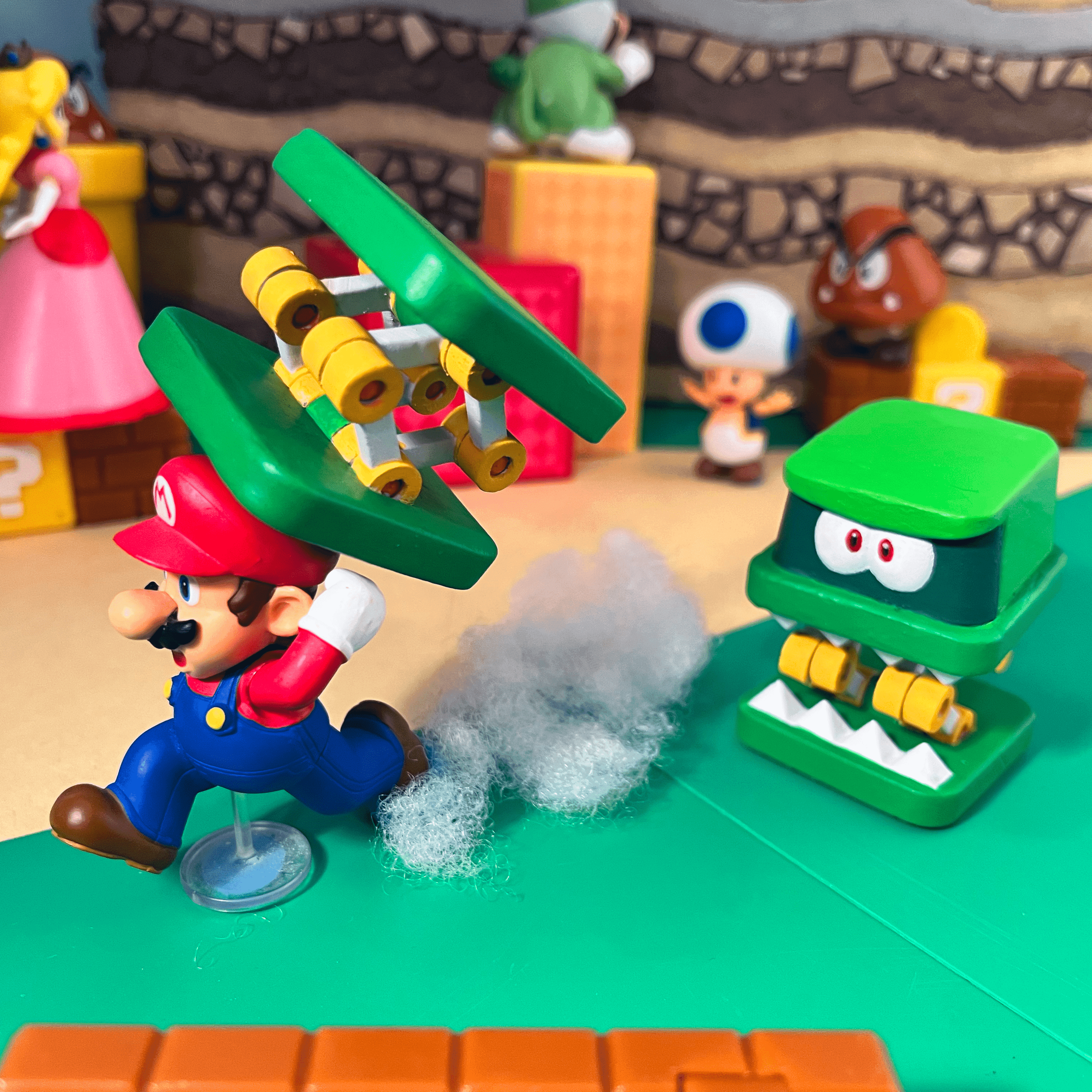 Trampoline from Super Mario - Custom WON 2.5 scale figure 3d model