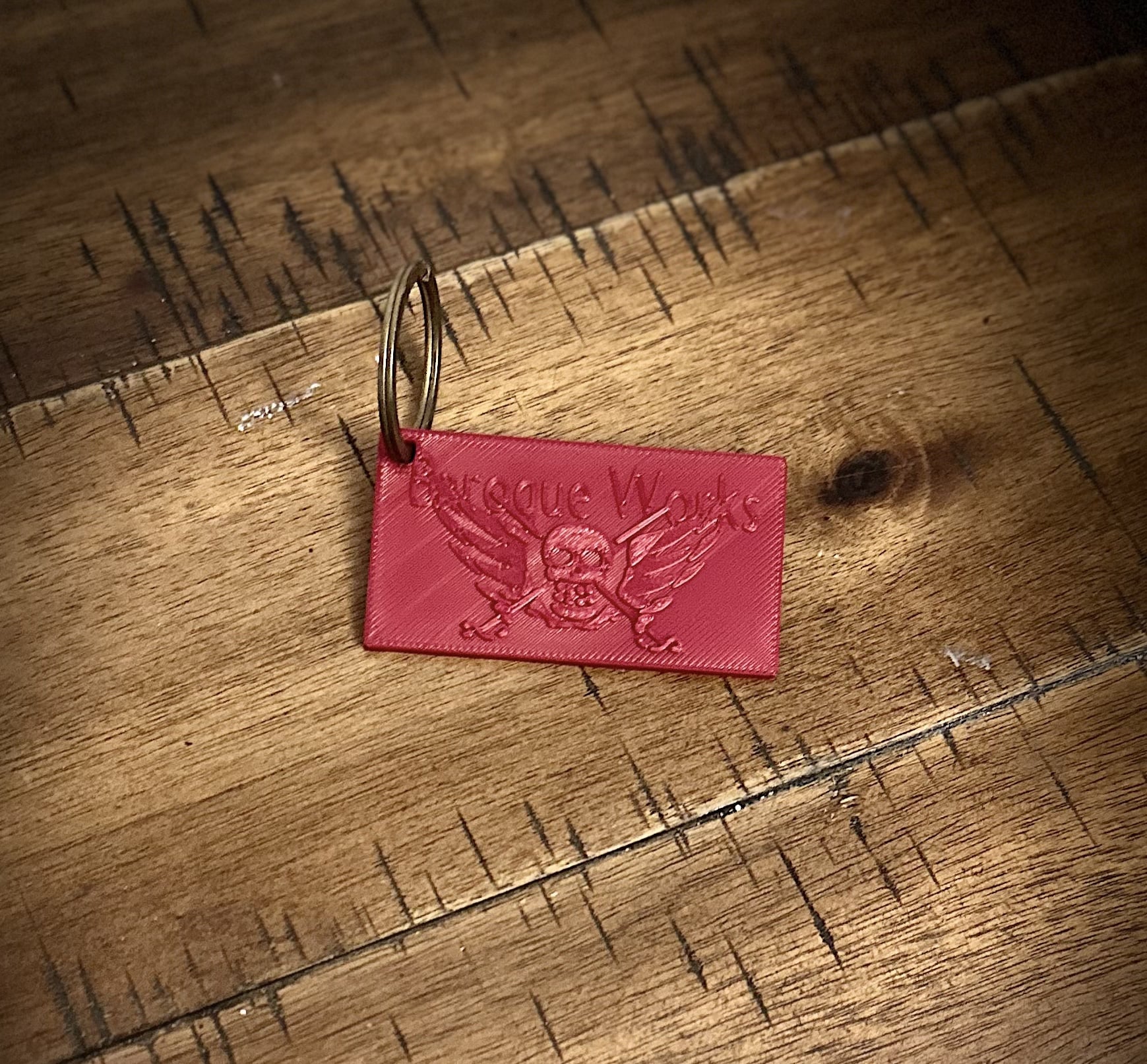 Baroque Works Keychain 3d model