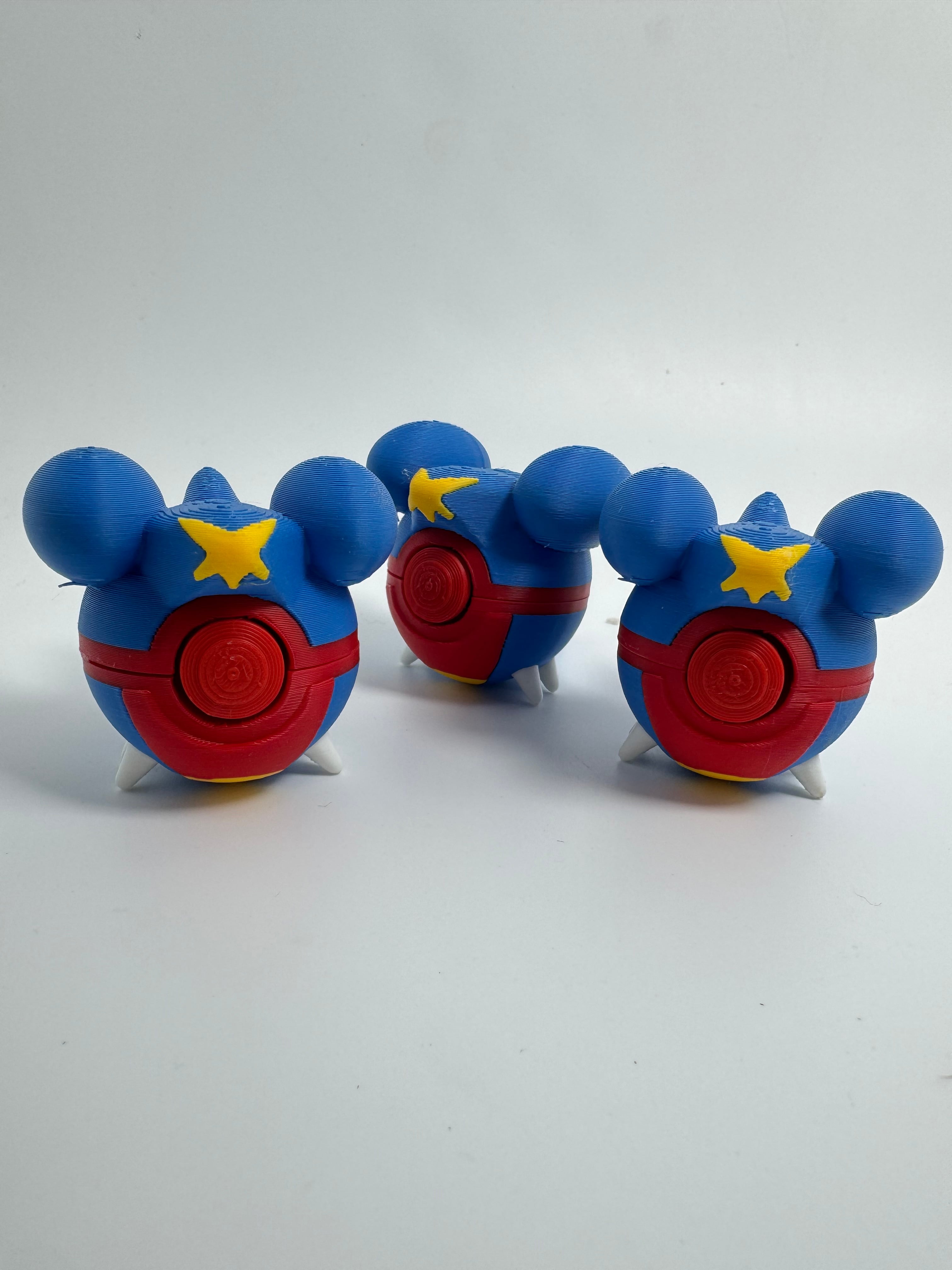 GarchBall pokeball clicker 3d model