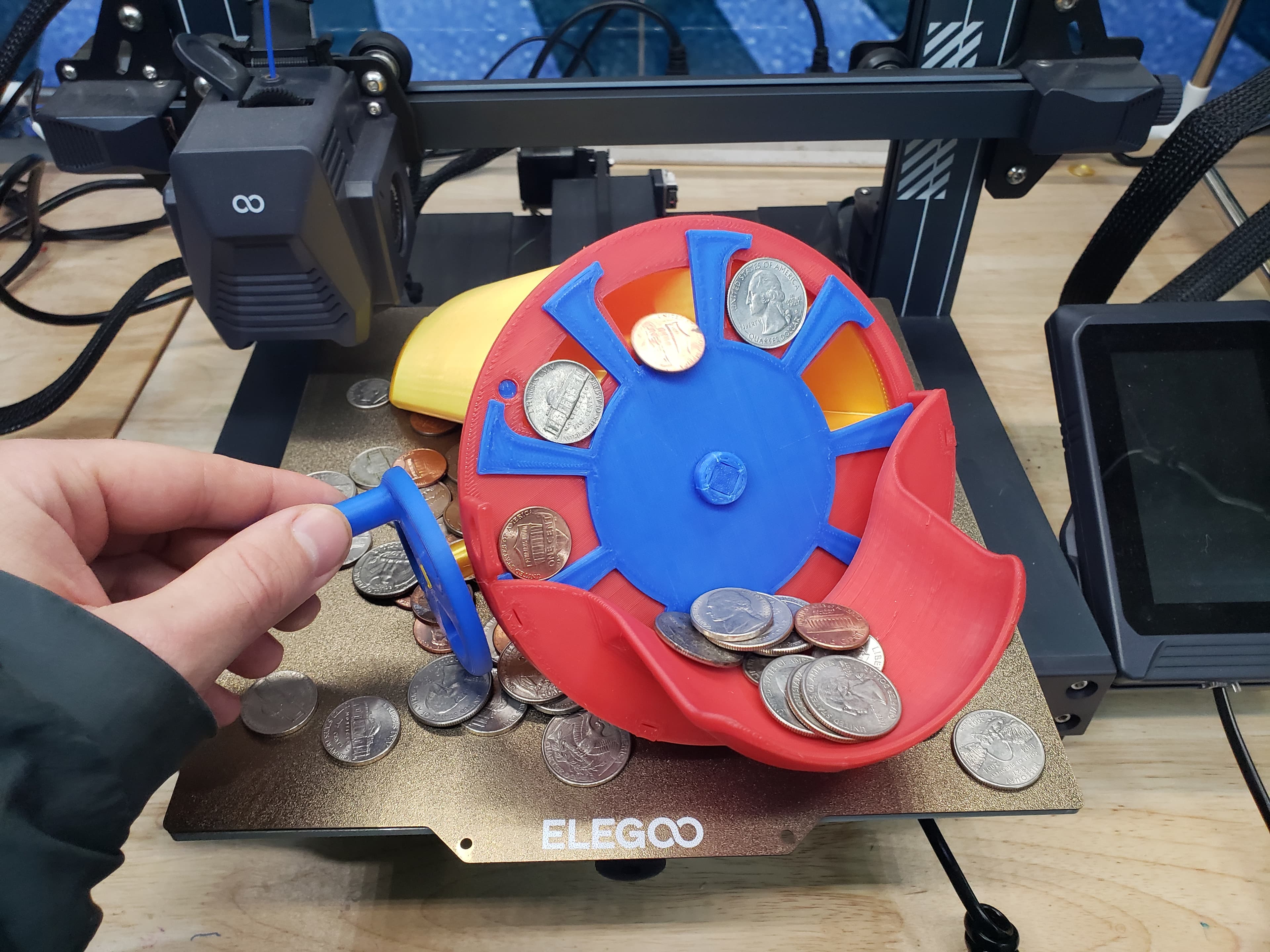 Desktop Coin Sorter 3d model