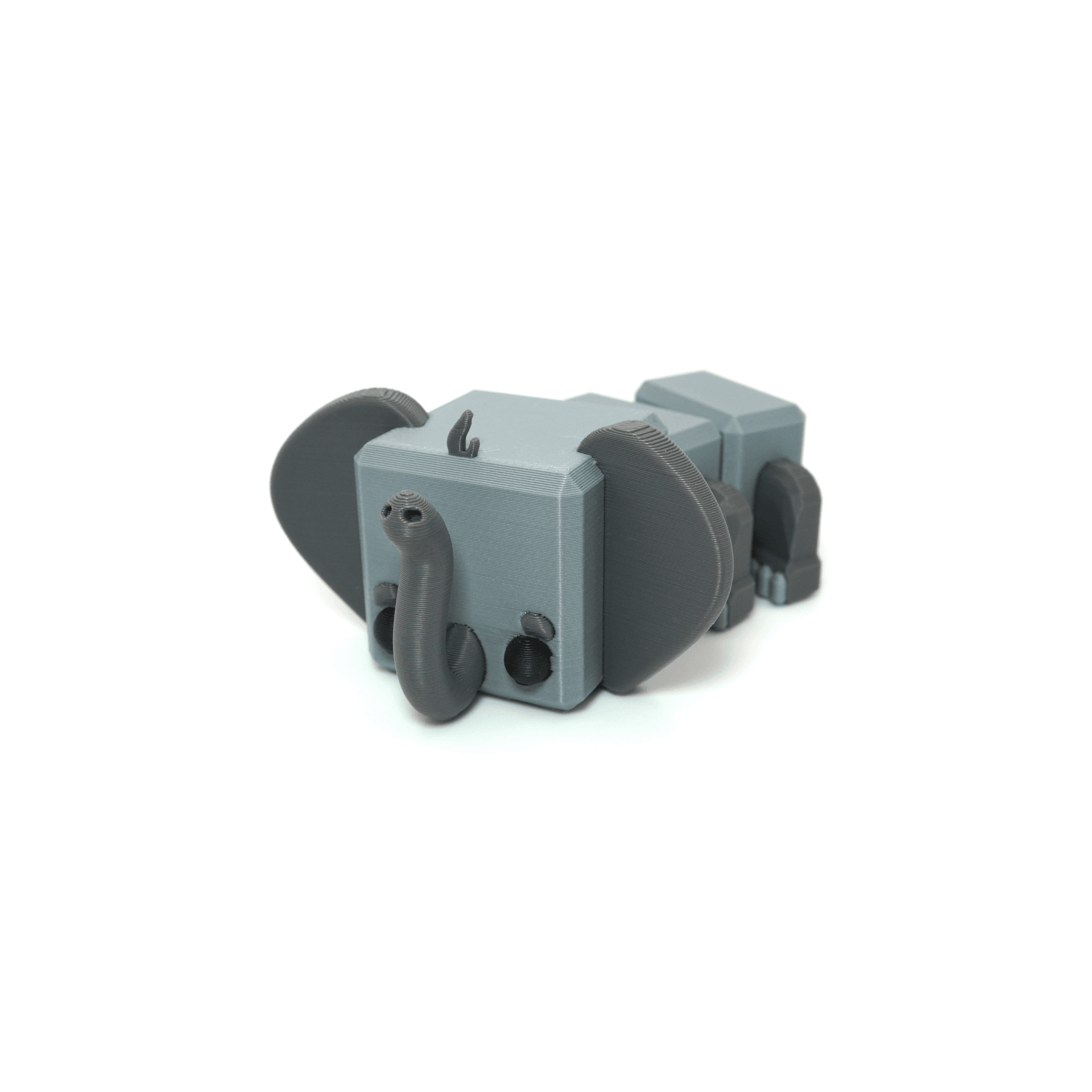 Cute Elephant (Articulated) 3d model